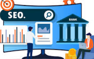Best bank in SEO with blue backgound